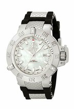Invicta 0737 Subaqua Noma III GMT White Mother-Of-Pearl - needs battery - £214.79 GBP
