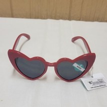 Pirahna Kidz 62121 Retro Heart Frame Cats Eye Sunglasses Red - $6.89