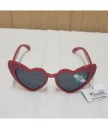 Pirahna Kidz 62121 Retro Heart Frame Cats Eye Sunglasses Red - £5.46 GBP