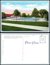 MISSOURI Postcard - Carthage, Municipal Park, Bath House &amp; Swimming Pool R32 - £2.32 GBP