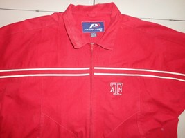 Vintage NCAA Texas A&amp;M Aggies Pro Player Adult Sz 2XL Loose Fit Jacket E... - £33.64 GBP