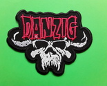 DANZIG AMERICAN HEAVY METAL ROCK POP MUSIC BAND EMBROIDERED PATCH  - £3.91 GBP
