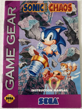 Seg Sonic the Hedgehog Chaos GAME Gear Vintage Instruction Manual NO GAME - £13.67 GBP