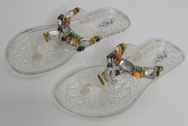 Lovely People Sandals Womens 7 Thong Flip Flops Boho Rhinestone Beaded C... - £16.01 GBP