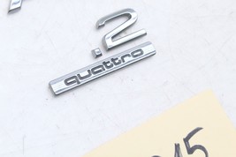 05-11 AUDI A6 QUATTRO REAR TRUNK LID EMBLEM BADGE E6215 image 7