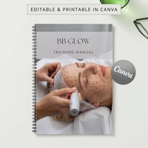 BB Glow SPMU Training Manual Canva Editable Course Ebook Tutorial Step by Step L - £20.42 GBP