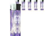 Unicorns D1 Lighters Set of 5 Electronic Refillable Butane Mythical Crea... - $15.79