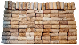 Lot of 100 Used All Natural Wine Bottle Corks NO Synthetic - £12.42 GBP