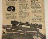 1974 Weatherby Scopes Vintage Print Ad Advertisement pa14 - $6.92