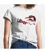  Uber White Women Classic T-Shirt - £12.98 GBP