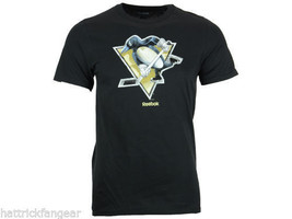 Pittsburgh Penguins - Reebok &quot;High End&quot; NHL Hockey Team Logo T- Shirt - Med - £15.16 GBP