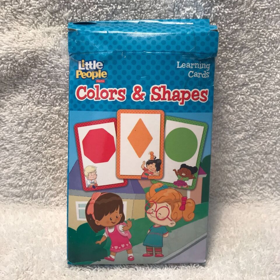 Little People Colors & Shapes Learning Cards - 36 Fun-Filled Cards For ...