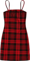 Women&#39;s Plaid Print Mini Dress - $44.75