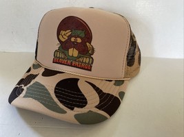 Vintage Beaver Patrol Hat Funny Trucker Hat snapback Camo Hunting Cap - $15.00