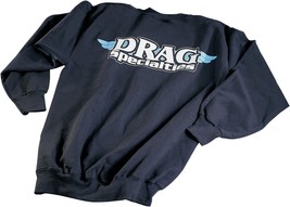 Drag Specialties Mens Logo Sweatshirt Black 2XL - £39.83 GBP