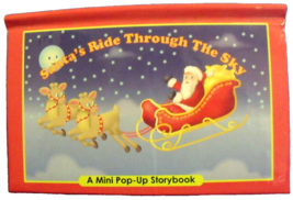 Childrens Mini Pop Up Storybook Santas Ride Through the Sky - $7.95