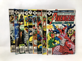 Lot of 9 Vintage Captain Marvel Comics Issue 25 VG, Avengers 161 VF, Tho... - £38.93 GBP