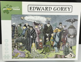 Edward Gorey 1000 Piece Puzzle An Exhibition Pomegranate UNTITLED 1965 USED RARE - £10.18 GBP