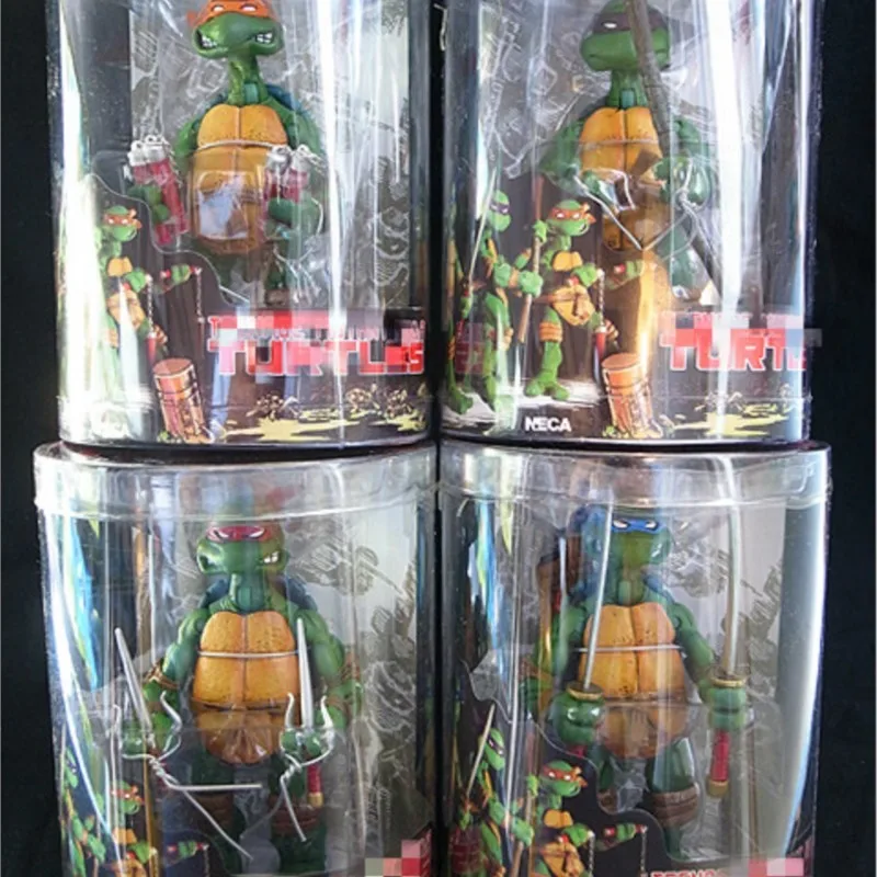  set original neca 5 turtles red bands different bands pvc action figure collection toy thumb200