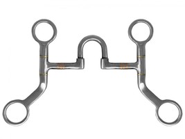Western Bit Stainless Steel High Port Correction Horse Show Bit w/ 5&quot; Mouth - £20.29 GBP