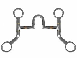 Western Bit Stainless Steel High Port Correction Horse Show Bit w/ 5&quot; Mouth - £20.24 GBP