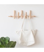 Rustic wood coat rack wall mount, Retro entryway wall coat hooks hanger(... - $102.86 CAD