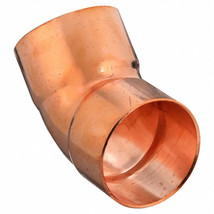 NIBCO 1VLX8 2-1/2&quot; Sweat WROT Copper Pressure Fitting 45 Degree Elbow, 606 CxC - £25.42 GBP