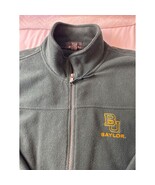 Antigua Baylor University Full Zip Fleece Jacket Men’s XL Green BU Logo - $586.33 MXN