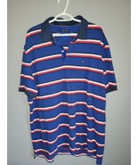 Tommy Hilfiger Shirt Men Striped  Fit Rugby Golf Polo Size XXL Red White... - £18.58 GBP