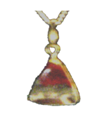 Sterling Silver 925 Necklace With 25Ct Cady Mountain Agate Pendant 18&quot; Ch. - £14.58 GBP