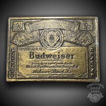 Anheuser Busch Budweiser King Of Beers Vintage Belt Buckle Lager Beer - £20.50 GBP