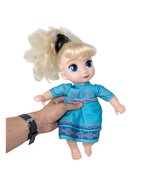 Disney Frozen 2 Young Elsa Blue Dress Plush Doll 13&quot; - $337.44 MXN