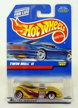 Hot Wheels Twin Mill II #861 Gold Die-Cast Car 1998 - £1.74 GBP