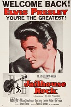 1957 Jailhouse Rock Movie Poster 11X17 Elvis Presley Vince Everett Peggy ⭐ - £9.25 GBP