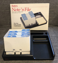 VTG Bates Note &#39;n File Combination NF250-BK Black Desktop Organizer New ... - $8.49