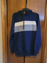  Mens Small Navy Blue Hoodie Hooded Sweatshirt GOODFELLOW and Co - $13.85