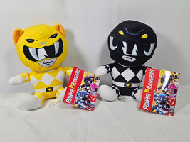 Mighty Morphin Power Rangers Plush YELLOW &amp; BLACK RANGER Chibi Toy Factory - $9.99