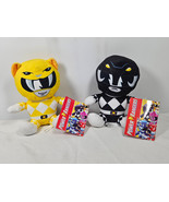 Mighty Morphin Power Rangers Plush YELLOW &amp; BLACK RANGER Chibi Toy Factory - $183.52 MXN