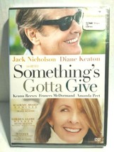 Something&#39;s Gotta Give (DVD, 2004, Widescreen) Jack Nicholson NEW &amp; SEALED - $6.33