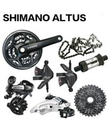 Shimano Altus M310 3x8 Speed Groupset 7pcs Shifter Derailleur Crank Cass... - £102.43 GBP