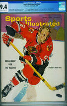 Sports Illustrated Jan 25 1965 CGC 9.4 Bobby Hull-highest-4174366012 - £3,016.72 GBP