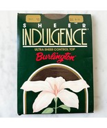 Vintage Burlington Sheer Indulgence Pantyhose Control Top Nude Toe Cafe ... - $179.92 MXN