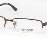 CARPE 31341-2 Marrón/Naranja Gafas Metal Borde Medio Marco 52-16-135mm - $54.45