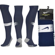 Nike Match Fit Knee High Over The Calf OTC Soccer Socks Navy Blue XS SX6836-414 - £12.67 GBP