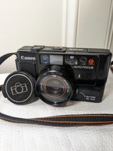 Vintage Canon AF35M 35mm Point &amp; Shoot Film Camera auto focus FOR PARTS/REPAIR - £35.73 GBP