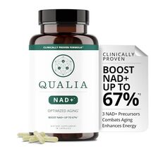 Qualia NAD Supplement — Clinically Proven to Boost NAD+ up to 67%. Optim... - $106.95