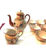 Antique Japanese Egg Shell Porcelain Tea Service 24 pcs AS IS - $47.99
