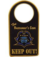 Door Knob Hanger ETSU The Buccanner&#39;s Cove One Sided Logo - £5.53 GBP