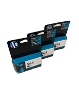 Genuine HP 564 Black Ink Cartridge InkJet 3 Black 1 Cyan All New Varying... - $342.06 MXN