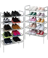 2 Pack Shoe Racks, 5 Tier Shoe Storage Rack for 20-24 Pairs of Shoes Org... - €27,95 EUR